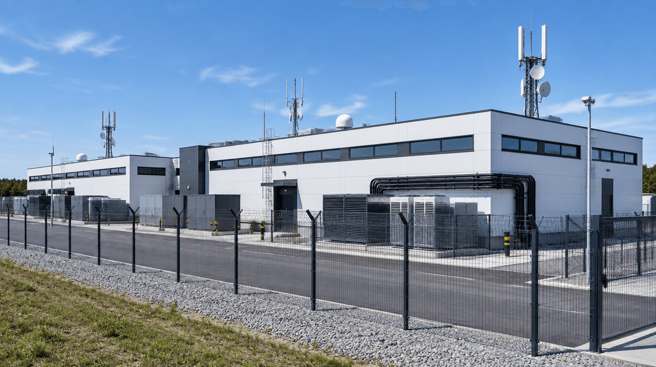 Modular command and control complex — on site