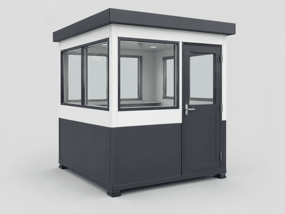 Modular security guard station — product photo